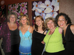 A group of romance writers from British Columbia in Atlanta.
