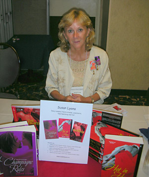 Susan with her books